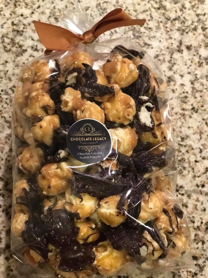 Sea Salt & Dark Chocolate Popcorn